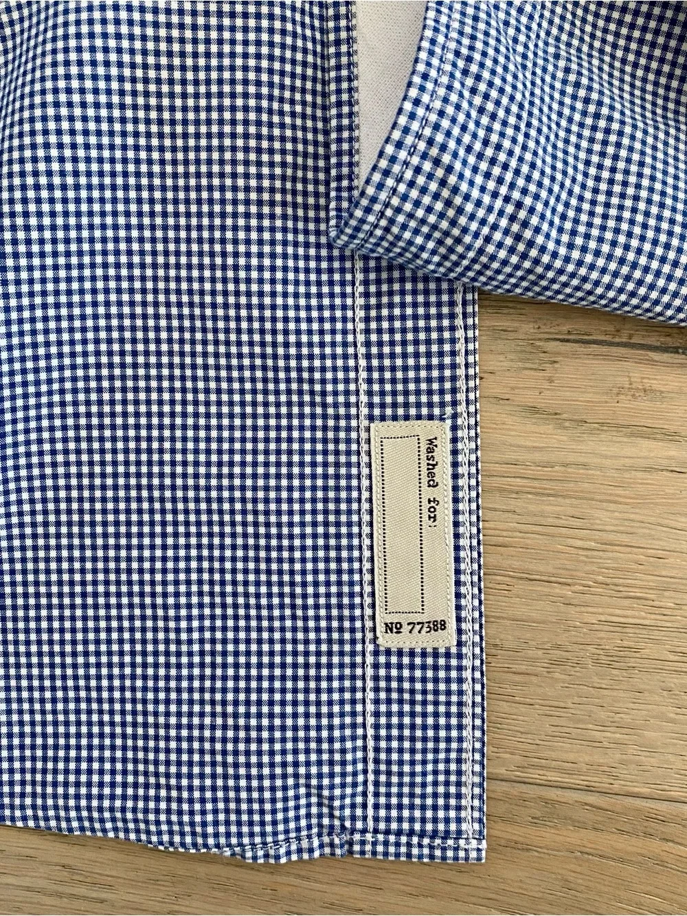 J.Crew Men's Slim Fit Gingham Button Down Shirt Blue White 2-Ply Cotton, size M